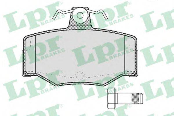 Колодки (дисковый тормоз) LPR 05P387