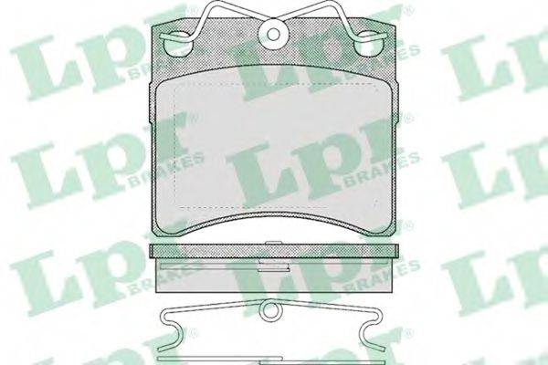 Колодки (дисковый тормоз) LPR 05P437