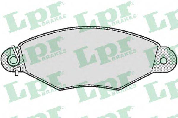 Колодки (дисковый тормоз) LPR 05P661