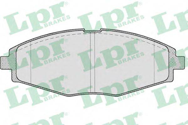 LPR 05P693 Колодки (дисковый тормоз)