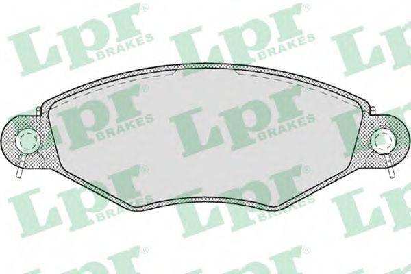 Колодки (дисковый тормоз) LPR 05P708