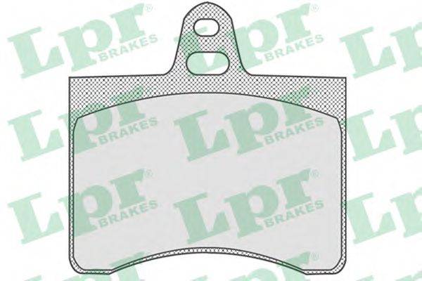 Колодки (дисковый тормоз) LPR 05P800