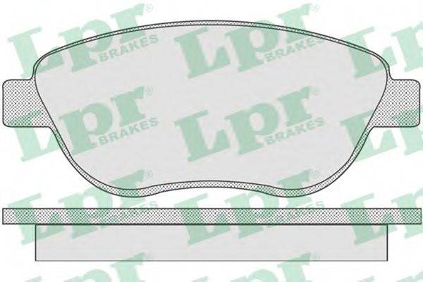 Колодки (дисковый тормоз) LPR 05P807