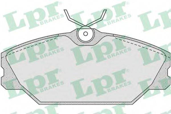 Колодки (дисковый тормоз) LPR 05P816