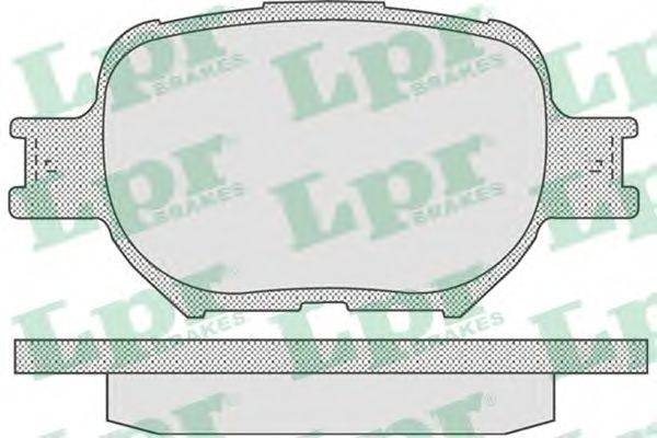 Колодки (дисковый тормоз) LPR 05P837