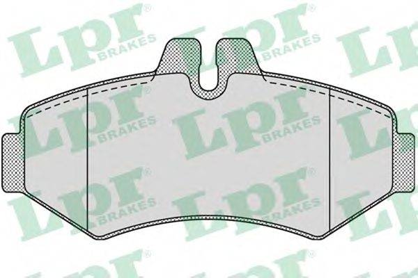 Колодки (дисковый тормоз) LPR 05P956
