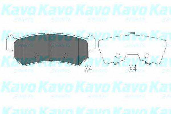 Колодки (дисковый тормоз) KAVO PARTS KBP-1007