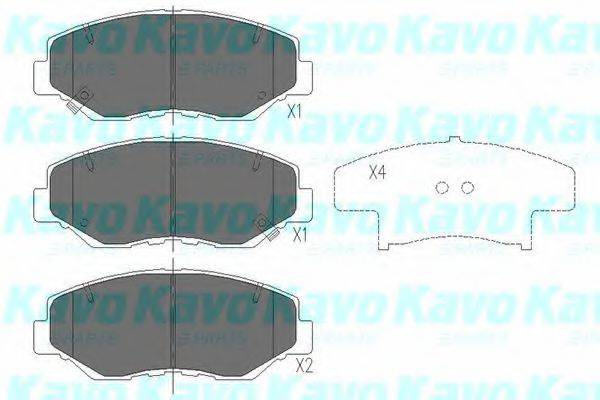 Колодки (дисковый тормоз) KAVO PARTS KBP-2034