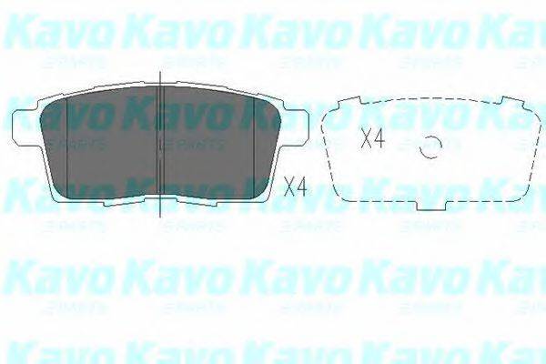 Колодки (дисковый тормоз) KAVO PARTS KBP-4559