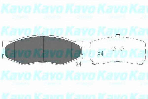 Колодки (дисковый тормоз) KAVO PARTS KBP-6523