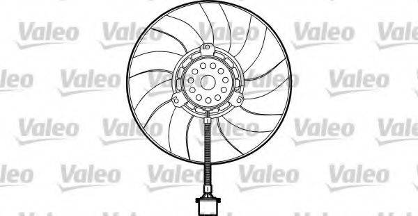 VALEO 698373 Вентилятор системы охлаждения двигателя