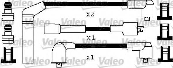 VALEO 346340 Провода зажигания (комплект)