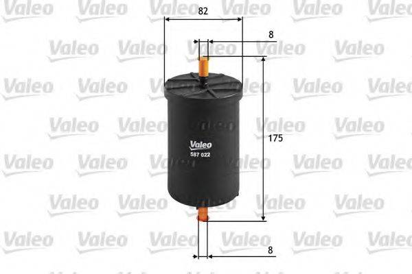 VALEO 587022 Фильтр топлива