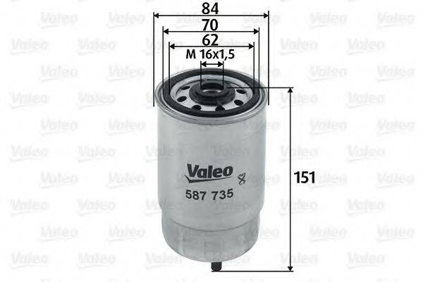 Фильтр топлива VALEO 587735
