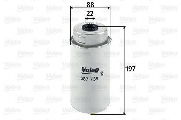 Фильтр топлива VALEO 587739