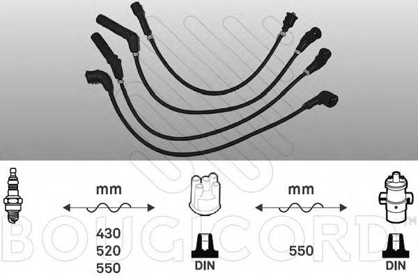 BOUGICORD 4015 Провода зажигания (комплект)