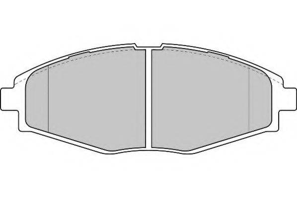 NECTO FD6818A Колодки (дисковый тормоз)