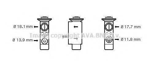 Клапан ТРВ (кондиционера) AVA QUALITY COOLING BW1238