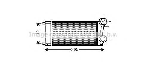 Радиатор интеркуллера  AVA QUALITY COOLING PEA4343