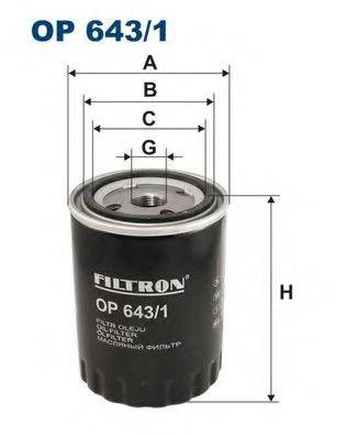 Масляний фільтр FILTRON OP643/1