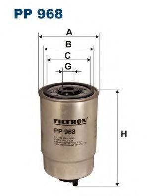 Фильтр топлива FILTRON PP968