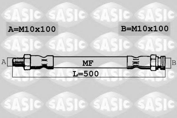Шланг тормозной системы SASIC 6600017