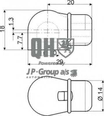 JP GROUP 1281202609 Газовая пружина капота