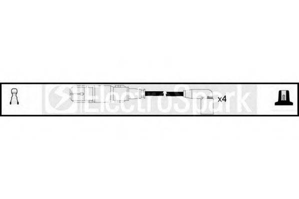 STANDARD OEK582 Провода зажигания (комплект)