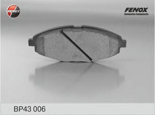 FENOX BP43006 Колодки (дисковый тормоз)