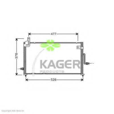 KAGER 945102 Конденсатор кондиционера