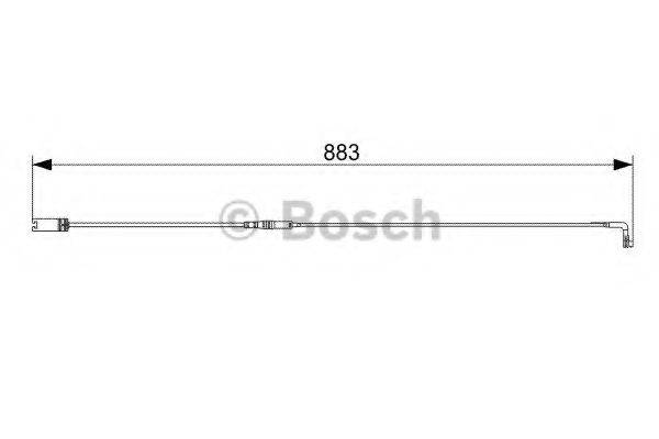Датчик износа тормозных колодок BOSCH 1 987 473 005
