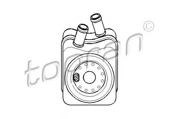 масляний радіатор, моторне масло TOPRAN 108 907