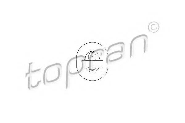 Кронштейн глушителя TOPRAN 104 403