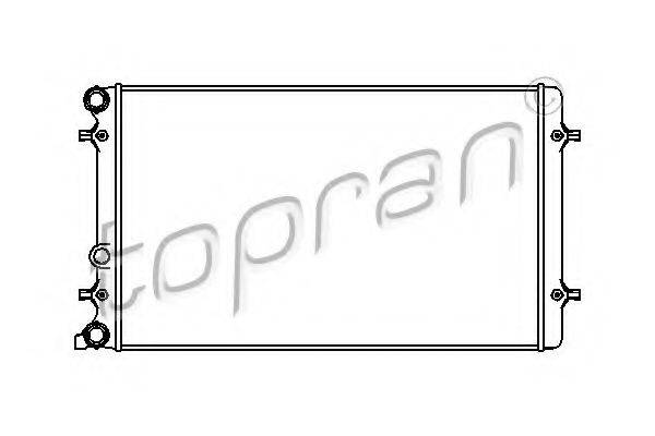 TOPRAN 112325 Радиатор охлаждения двигателя