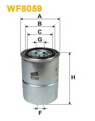 Фильтр топлива WIX FILTERS WF8059