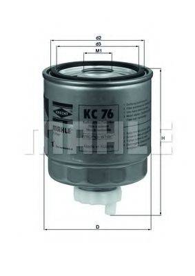 Фильтр топлива KNECHT KC 76