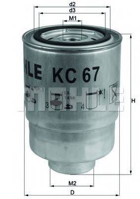 Фильтр топлива KNECHT KC 67