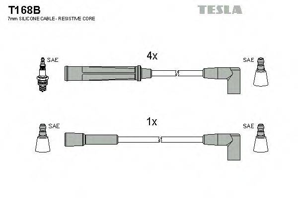 Провода зажигания (комплект) TESLA T168B