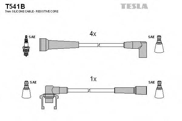 Провода зажигания (комплект) TESLA T541B