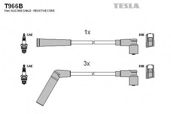 Провода зажигания (комплект) TESLA T966B