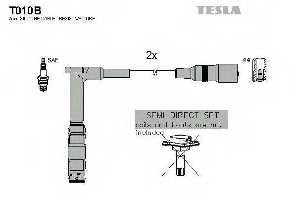 Провода зажигания (комплект) TESLA T010B