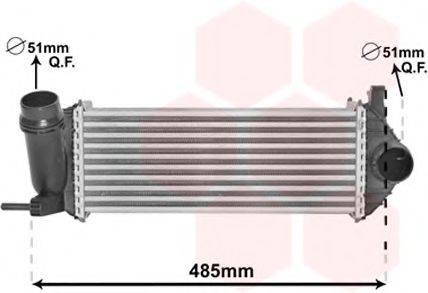Радиатор интеркуллера  VAN WEZEL 43004615