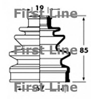 FIRST LINE FCB2355 Пыльник шарнира равных угловых скоростей