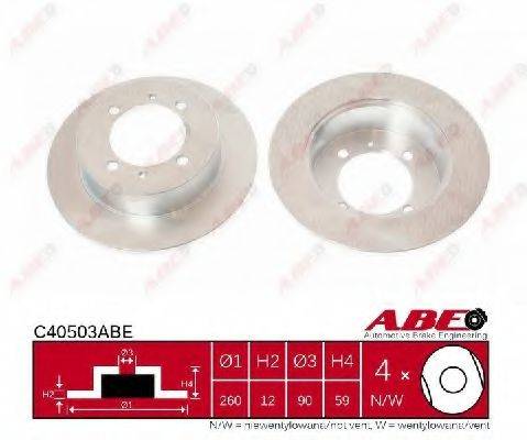 Тормозной диск ABE C40503ABE