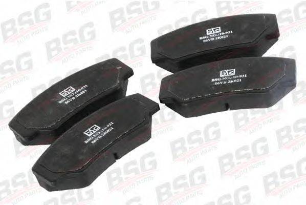 Комплект гальмівних колодок, дискове гальмо BSG BSG 30-200-013