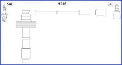 Провода зажигания (комплект) HITACHI 134560