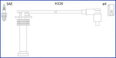 Провода зажигания (комплект) HITACHI 134672