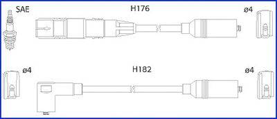 Провода зажигания (комплект) HITACHI 134790