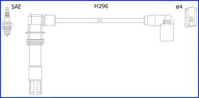 Провода зажигания (комплект) HITACHI 134797