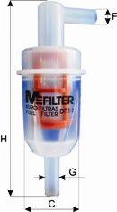 Фильтр топлива MFILTER DF 11